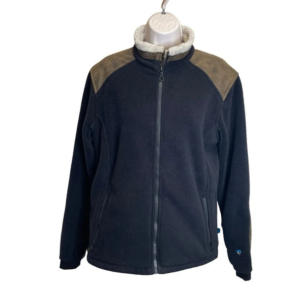 Kuhl Alpenwurx Fleece Jacket Women’s large Faux Sherpa - Picture 1 of 10